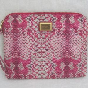 MARC by MARC JACOBS crocodile embossed clutch bag